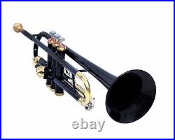 TRUMPET NEW Black Brass Bb KEYS TRUMPET Bb KEYS FREE CASE M/P CYBER MONDAY