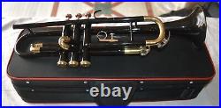 TRUMPET NEW Black Brass Bb KEYS TRUMPET Bb KEYS FREE CASE M/P CYBER MONDAY