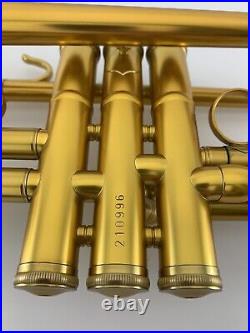 Trumpet B&S MBX3 Heritage Model BSMBXHLR-8M-0D Brushed Gold Finish OPEN BOX