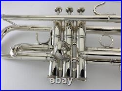 Trumpet BACH Stradivarius Model 72 MLV Vindabona Silver Bb Trumpet & Case