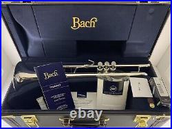 Trumpet BACH Stradivarius Model 72 MLV Vindabona Silver Bb Trumpet & Case