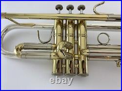 Trumpet Bach Stradivarius 37 Sterling Silver Plus Bb Trumpet & Case OPEN BOX