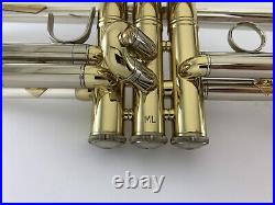 Trumpet Bach Stradivarius 37 Sterling Silver Plus Bb Trumpet & Case OPEN BOX