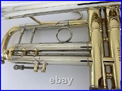 Trumpet Bach Stradivarius 37 Sterling Silver Plus Bb Trumpet & Case OPEN BOX