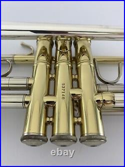 Trumpet Bach Stradivarius 37 Sterling Silver Plus Bb Trumpet & Case OPEN BOX