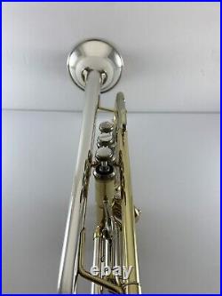 Trumpet Bach Stradivarius 37 Sterling Silver Plus Bb Trumpet & Case OPEN BOX