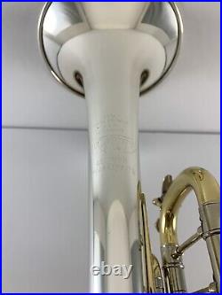 Trumpet Bach Stradivarius 37 Sterling Silver Plus Bb Trumpet & Case OPEN BOX