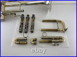 Trumpet Bach Stradivarius 37 Sterling Silver Plus Bb Trumpet & Case OPEN BOX