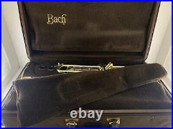 Trumpet Bach Stradivarius 37 Sterling Silver Plus Bb Trumpet & Case OPEN BOX