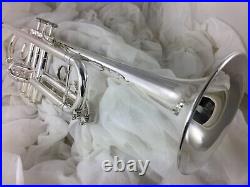 Trumpet Bach TR 300 model, factory silver. Beauty in original finish