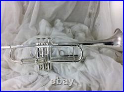 Trumpet Bach TR 300 model, factory silver. Beauty in original finish