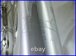 Trumpet Bach TR 300 model, factory silver. Beauty in original finish