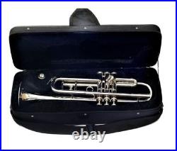 Trumpet Band Bb Professional Marching Concert School Indian N/P FREEHARD CASE