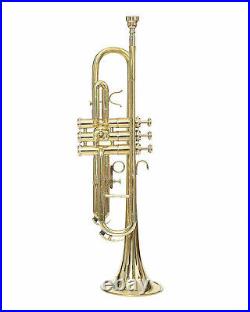 Trumpet Bb Brass Heavy Expert's Choice with Hard Case & Mouthpiece