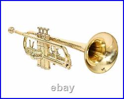 Trumpet Bb Brass Heavy Expert's Choice with Hard Case & Mouthpiece