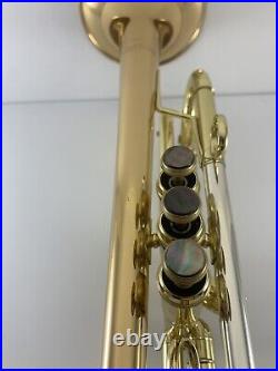 Trumpet CAROL BRASS CTR-8060H-GLS-Bb-L Balanced Model Trumpet & Case