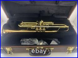 Trumpet CAROL BRASS CTR-8060H-GLS-Bb-L Balanced Model Trumpet & Case