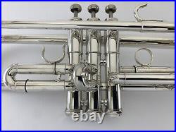 Trumpet GETZEN Eterna 80th Anniversary 900DLX Silver Bb Trumpet & Original Case