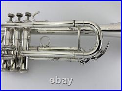 Trumpet GETZEN Eterna 80th Anniversary 900DLX Silver Bb Trumpet & Original Case