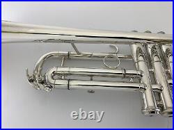 Trumpet GETZEN Eterna 80th Anniversary 900DLX Silver Bb Trumpet & Original Case