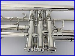 Trumpet GETZEN Eterna 80th Anniversary 900DLX Silver Bb Trumpet & Original Case