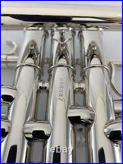 Trumpet GETZEN Eterna 80th Anniversary 900DLX Silver Bb Trumpet & Original Case