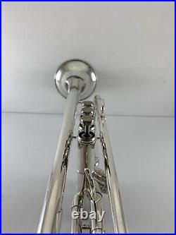 Trumpet GETZEN Eterna 80th Anniversary 900DLX Silver Bb Trumpet & Original Case