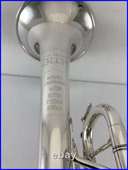 Trumpet GETZEN Eterna 80th Anniversary 900DLX Silver Bb Trumpet & Original Case