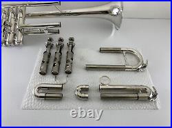 Trumpet GETZEN Eterna 80th Anniversary 900DLX Silver Bb Trumpet & Original Case