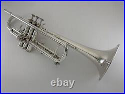 Trumpet GETZEN made CANADIAN BRASS Silver Bb Trumpet #1010167 with Original Case