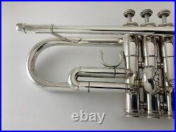 Trumpet GETZEN made CANADIAN BRASS Silver Bb Trumpet #1010167 with Original Case