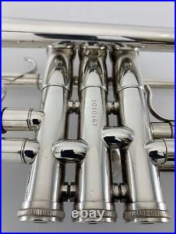 Trumpet GETZEN made CANADIAN BRASS Silver Bb Trumpet #1010167 with Original Case