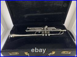 Trumpet GETZEN made CANADIAN BRASS Silver Bb Trumpet #1010167 with Original Case