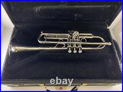 Trumpet GETZEN made CANADIAN BRASS Silver Bb Trumpet #1010167 with Original Case