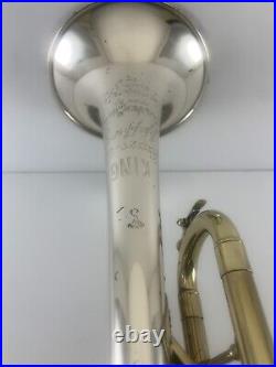 Trumpet KING Super 20 Symphony Model Dual Bore-Sterling Silver-Trumpet & Case