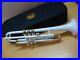 Trumpet NEW White Brass FINISHED BB KEYS TRUMPET FREE HARD CASE