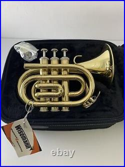 Trumpet WISEMANN DPT-400 Lacquered Pocket Trumpet & Case Open Box