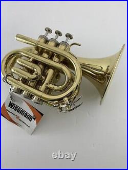 Trumpet WISEMANN DPT-400 Lacquered Pocket Trumpet & Case Open Box