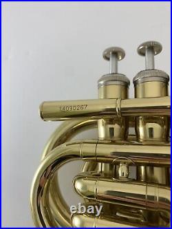 Trumpet WISEMANN DPT-400 Lacquered Pocket Trumpet & Case Open Box