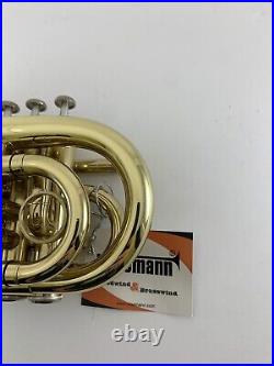 Trumpet WISEMANN DPT-400 Lacquered Pocket Trumpet & Case Open Box