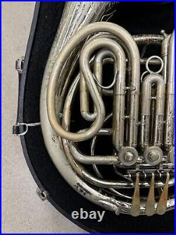 Used Holton H179 Professional Double French Horn, Nickel Silver Includes Case