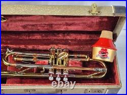 Vintage GETZEN SUPER DELUXE trumpet, mouthpiece, and Hardcase Patpend 78857