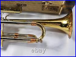 Vintage GETZEN SUPER DELUXE trumpet, mouthpiece, and Hardcase Patpend 78857