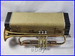 Vintage GETZEN SUPER DELUXE trumpet, mouthpiece, and Hardcase Patpend 78857