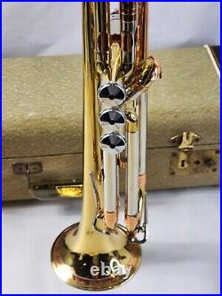 Vintage GETZEN SUPER DELUXE trumpet, mouthpiece, and Hardcase Patpend 78857