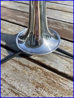 Vintage Getzen Eterna Doc Severinsen Silver Professional Trumpet SK22942 NICE