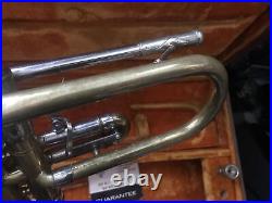 Vintage PRO BUFFET AMERICAN Balanced Bb Trumpet 2 Triggers Orig Case Mp Card $