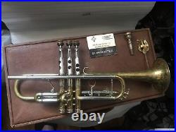 Vintage PRO BUFFET AMERICAN Balanced Bb Trumpet 2 Triggers Orig Case Mp Card $