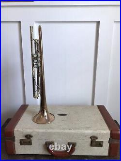 Vintage Rare 1962 Holton Model 50 Professional Trumpet With Original Case NICE