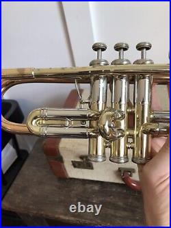 Vintage Rare 1962 Holton Model 50 Professional Trumpet With Original Case NICE